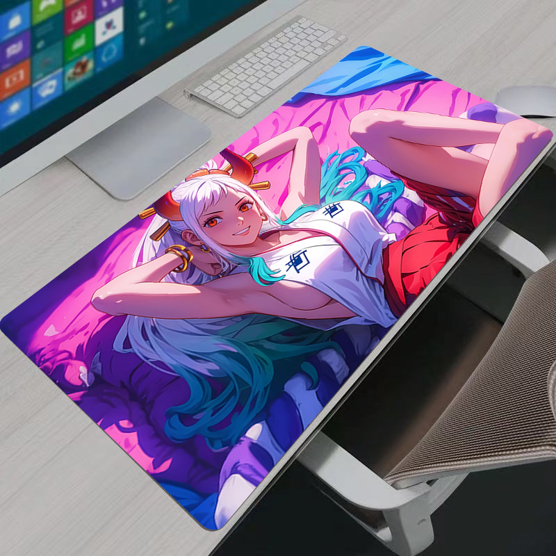 Esports Gaming Mice - ワンピース ヤマト マウスパッド ノートパソコン XXL 大型