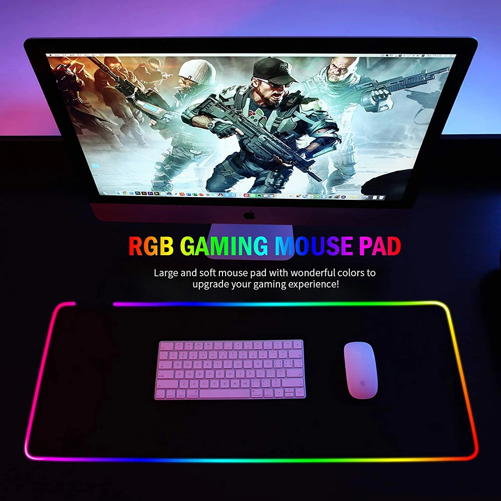 RGBゲーミングマウスパッド - 大型拡張LEDマウスパッド - Mouse Pad Extended Rgb のレビューと価格