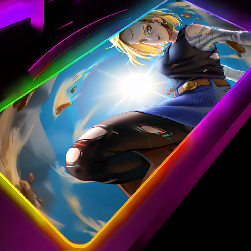 RGB マウスパッド ドラゴンボール アンドロイド 18 ゲ - Mouse Pad Extended Rgb のレビューと価格