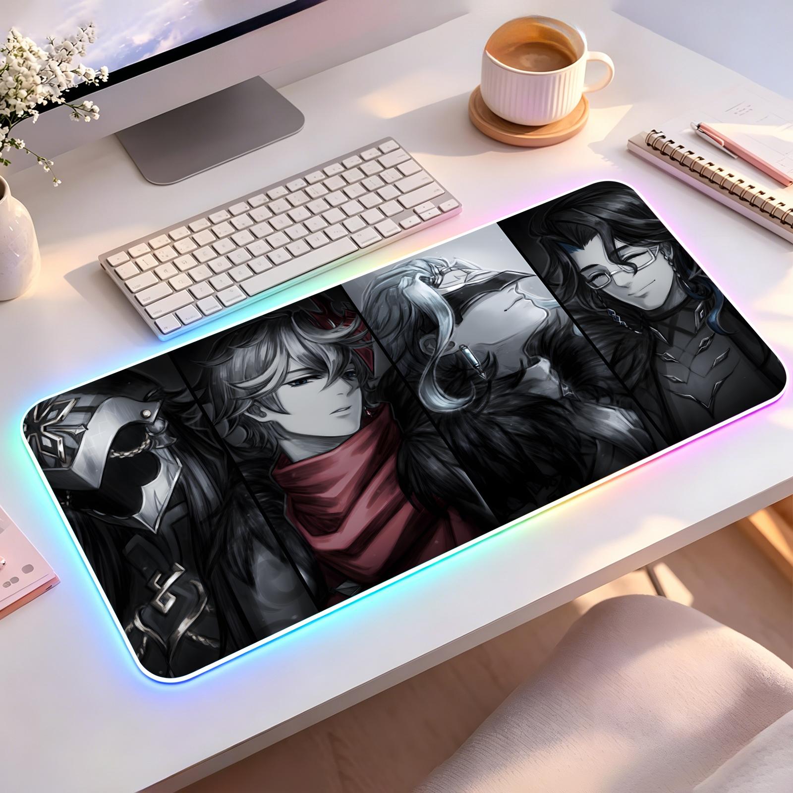 大型RGBバックライト付きeスポーツゲーミングマウスパッド、 - Mouse Pad Extended Rgb のレビューと価格