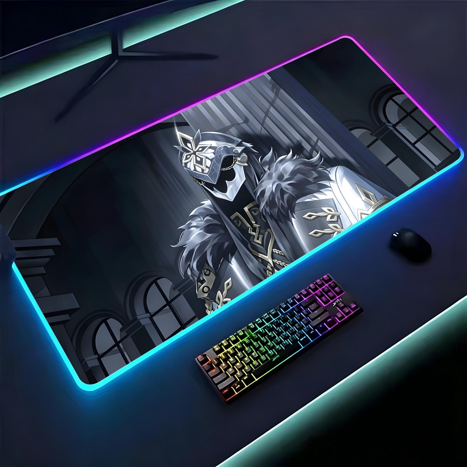 大型RGBバックライト付きeスポーツゲーミングマウスパッド、 - Mouse Pad Extended Rgb のレビューと価格