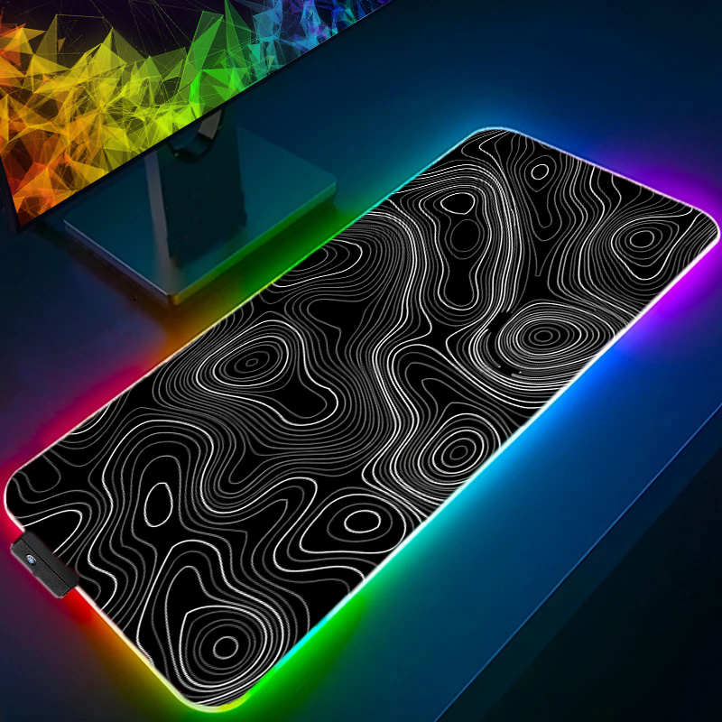 RGB LED マウスパッド拡張ストラタ液体マウスパッドステ - Mouse Pad Extended Rgb のレビューと価格