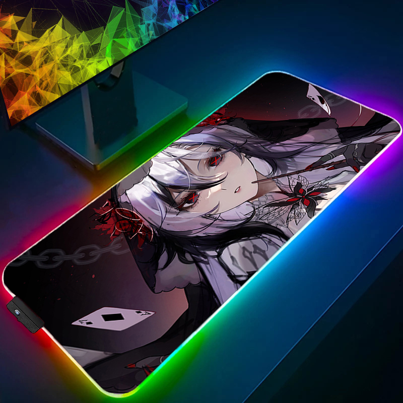 マウスパッドゲーマー LED コンピュータ原神インパクトアル - Mouse Pad Extended Rgb のレビューと価格