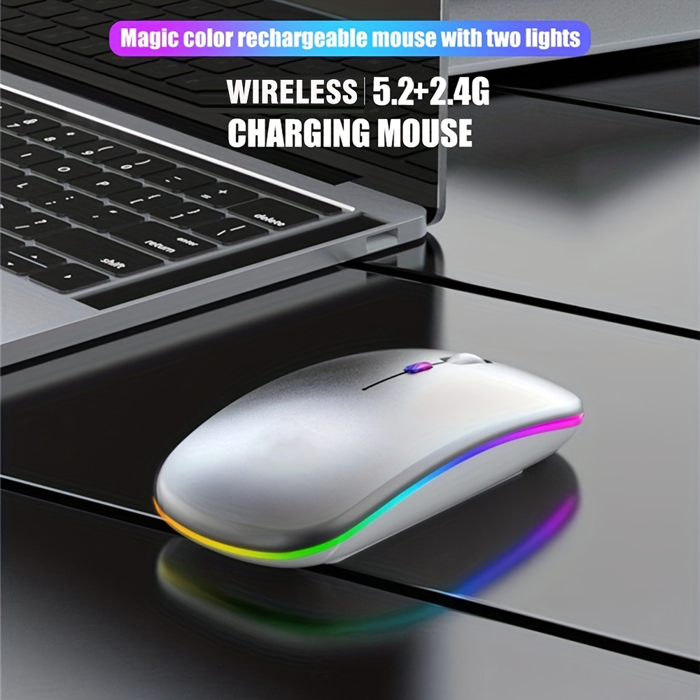 ワイヤレスマウス RGB 充電式 USB 2.4GHz Bl - Esports Gaming Mice のレビューと価格