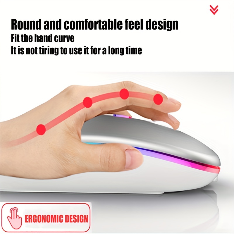 ワイヤレスマウス RGB 充電式 USB 2.4GHz Bl - Esports Gaming Mice のレビューと価格