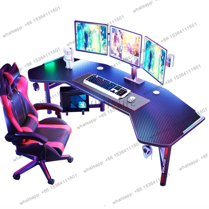 白いコンピューターデスク オフィス家具 デスクトップコンピュ - Esports Gaming Furniture のレビューと価格