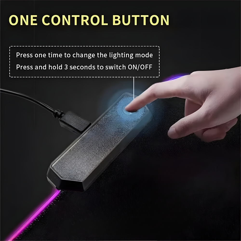 大型RGBバックライト付きeスポーツゲーミングマウスパッド、 - Mouse Pad Extended Rgb のレビューと価格