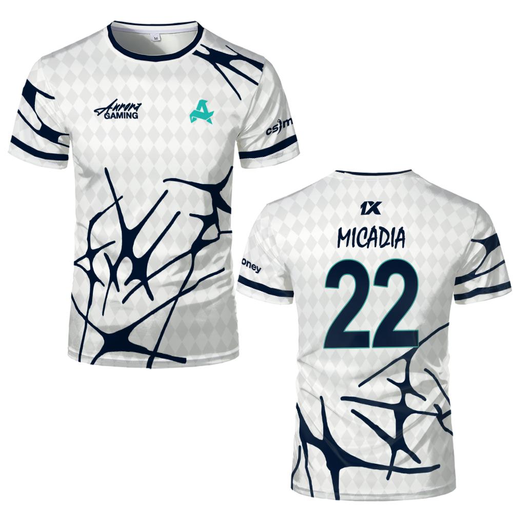 スポーツチーム オーロラ ゲーム ジャージー Tシャツ XA - Esports Gaming Training のレビューと価格